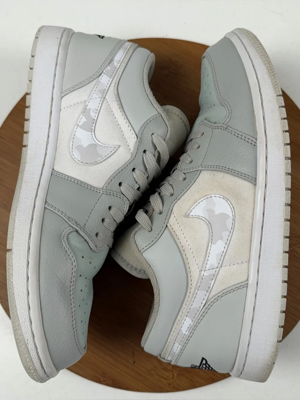 Air Jordan 1 Low Retro “White Camo” Men’s Shoes
